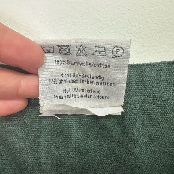 Mytholon Medieval Renaissance Dark Green Cotton Twill Lace Up Bodice - Picture 4 of 8